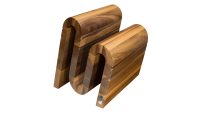 Grand Prix knife Block Chicane Walnut Wood (for upto 16 Knives)