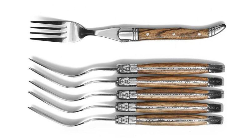 Laguiole Traditional Forks Set of 6 (Brown)