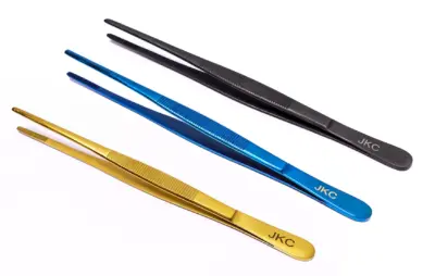 Straight Plating Tweezers 20cm (3 colours)