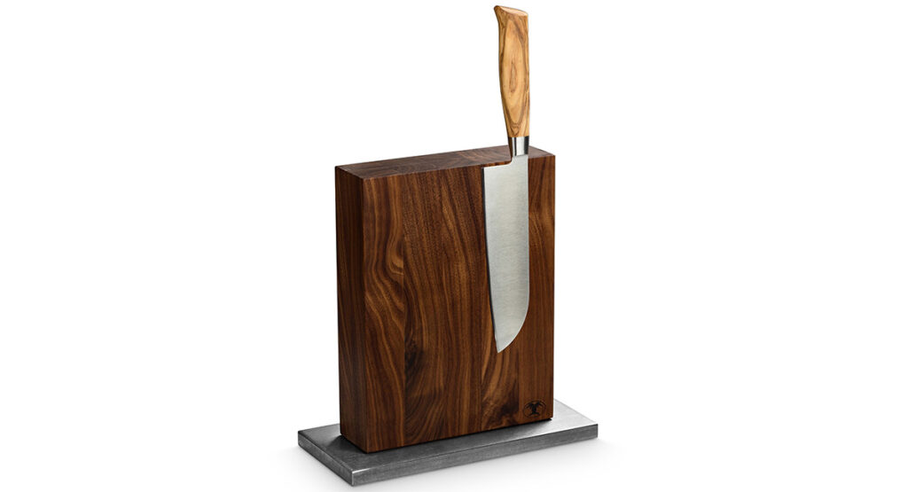 Blockwerk Walnut Magnetic Block For 8 Knives