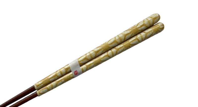 Asanoha Yellow Chopsticks