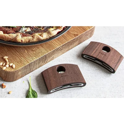 Cristel Casteline Removable Walnut Side Handle