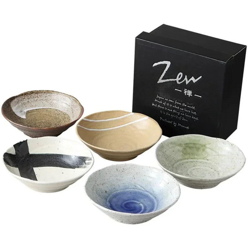 Mingei 5 Colors Bowl Set