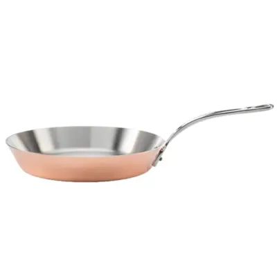 induction copper frying pan