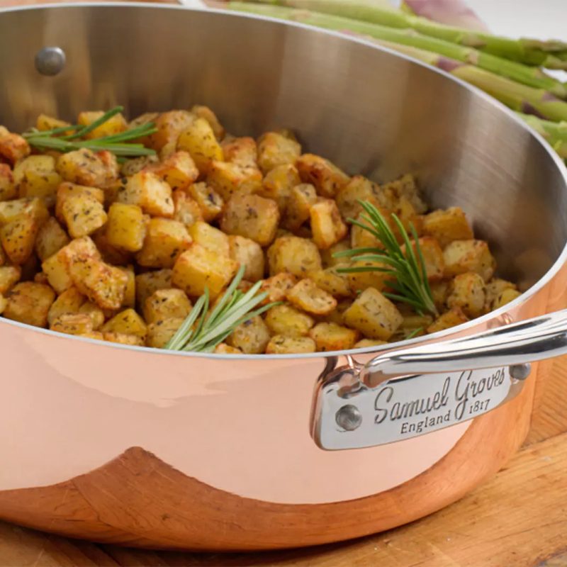 Induction Copper Sautepan