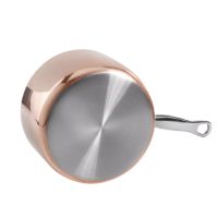 Induction Copper Sautepan With Lid