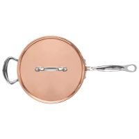 Induction Copper Sautepan With Lid