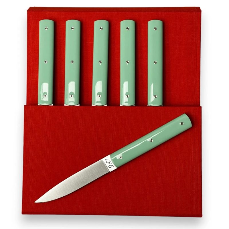 PERCEVAL Steak Knives Pistachio Green