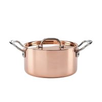 Samuel groves Induction Copper Casserole with Lid