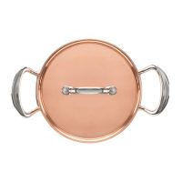Samuel groves Induction Copper Casserole with Lid