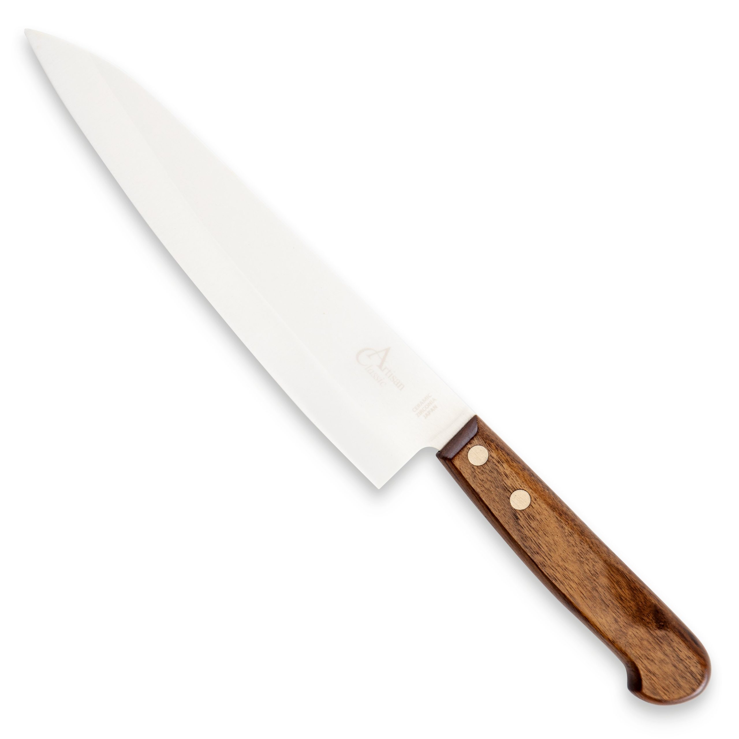 Artisan Ceramic Walnut Gyuto 180mm
