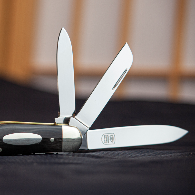 5 Blade Multi Knife Buffalo Horn