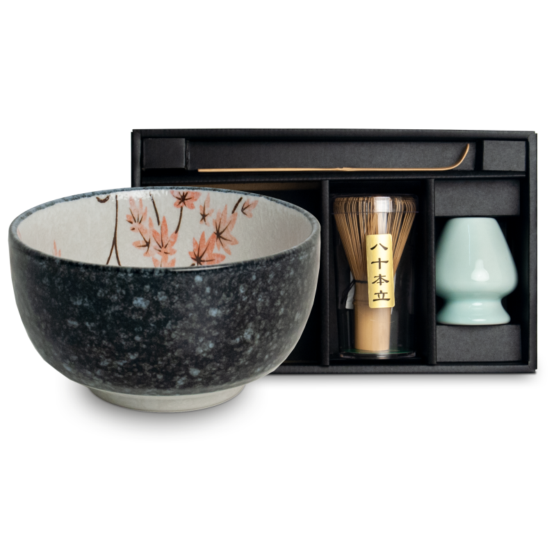 Maple Leaf Matcha Set