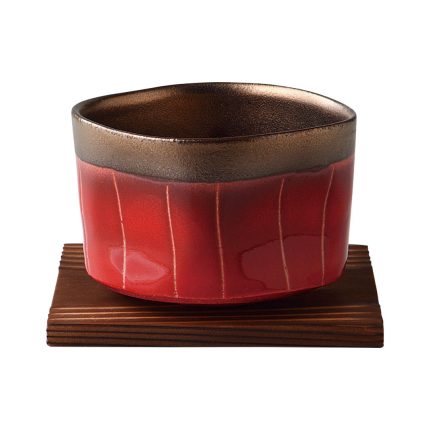 Kinsai Tokusa Red Bowl