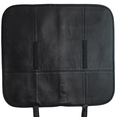 Leather Knife Roll Black