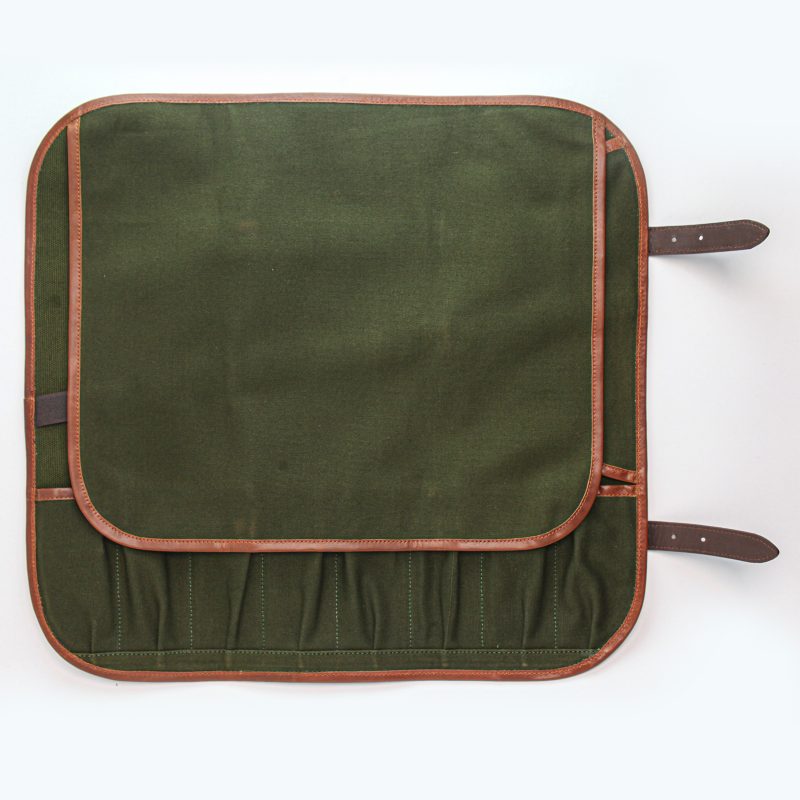Canvas & Leather Knife Roll (2 Sizes)
