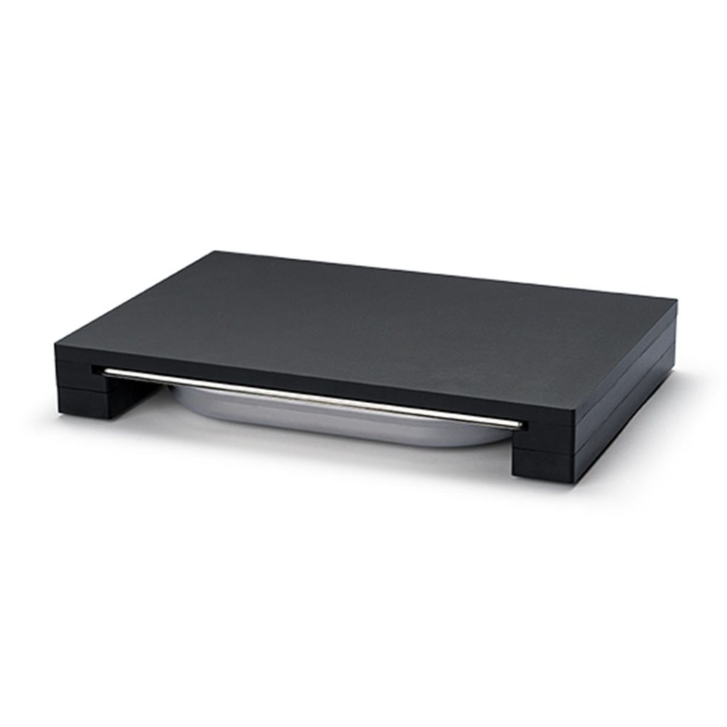 Continenta 1-Tray Black Cutting Board