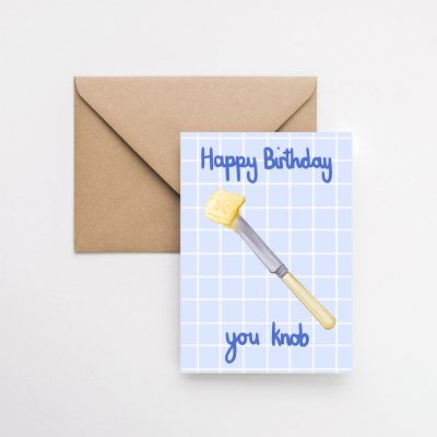 Knob Birthday Card