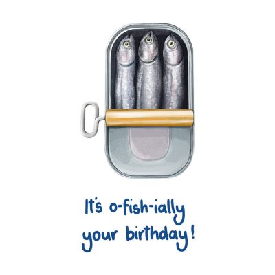 Fish Birthday Card