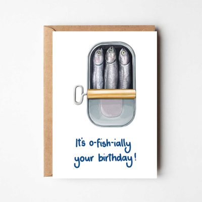 Fish Birthday Card