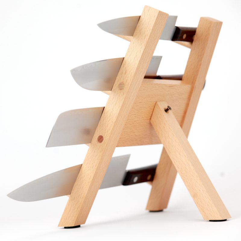 Miyabi Isshin Set of 4 With Stand