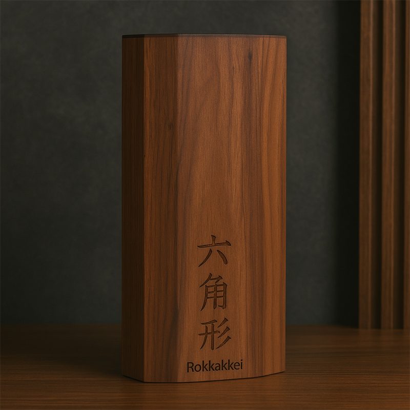 Rokkakkei Magnetic Block Walnut
