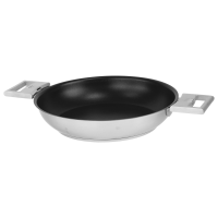 Cristel Strate Stainless Non-Stick Deep Frying Pan - Removable Handle