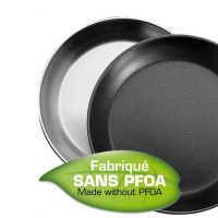 Cristel Strate Stainless Non-Stick Deep Frying Pan - Removable Handle