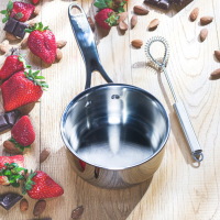 Cristel Castel'Pro Stainless Saucepan - Fixed Handle Set of 3