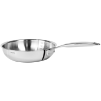 Cristel Castel'Pro Stainless Fryingpan - Fixed Handle