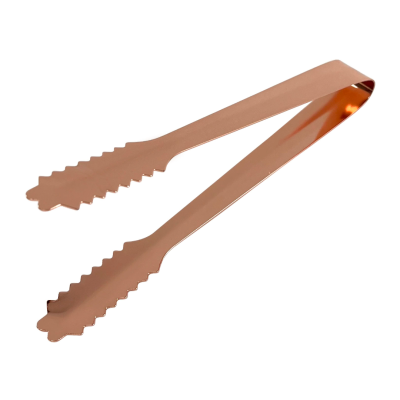 Stainless Steel Ice Tongs Copper Plated 7″