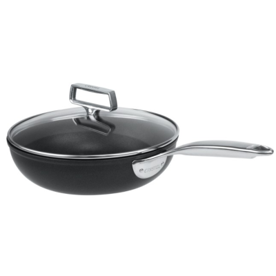 Cristel Castel'Pro Non-Stick Sautepan - Fixed Handle 24cm