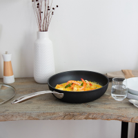 Cristel Castel'Pro Non-Stick Sautepan - Fixed Handle 24cm