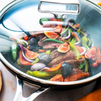 Cristel Castel'Pro Non-Stick Sautepan - Fixed Handle 24cm