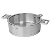 Cristel Strate Stainless Sautepan - Removable Handle