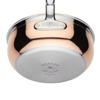 Hetsan Copper Stainless Steel Pots & Pans Set – 5 Piece with Lids (Fry Pan, Saucepan & Casserole Pot)