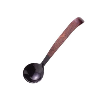 JKC Black Horn- Wood Ladle