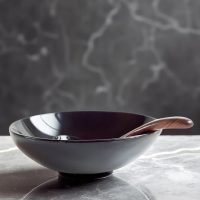 JKC Black Horn- Wood Ladle