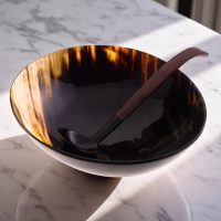 JKC Black Horn- Wood Ladle