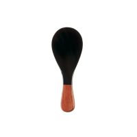 JKC Black Horn-Wood Short Salad Server