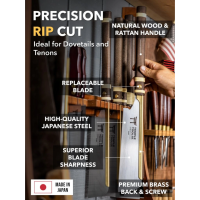Temple Dozuki Japanese Rip Cut Pull Saw