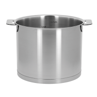 Cristel Strate Stainless Milk Pot - Removable Handle 14cm