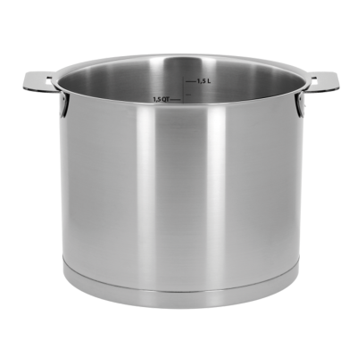 Cristel Strate Stainless Milk Pot - Removable Handle 14cm