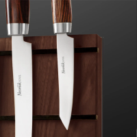 Nesmuk Exclusive C90 Knife Block - Black/Smoked Oak