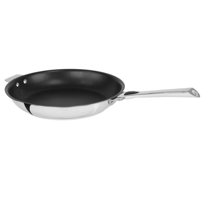 Cristel Casteline Stainless Non-Stick Frying Pan - Removable Handle 32cm