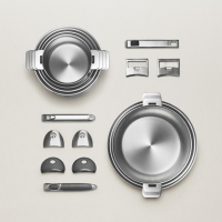 Cristel Strate Stainless Frying Pan - Removable Handle