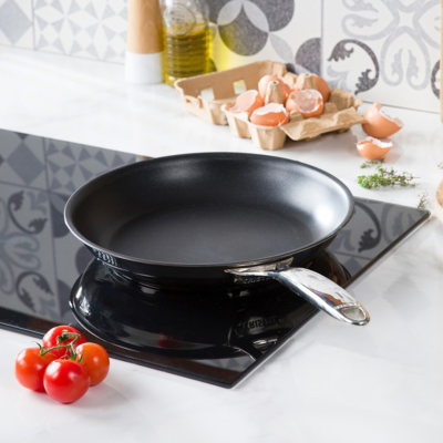 Cristel Castel'Pro Stainless Non-Stick Frying Pan - Fixed Handle 32cm