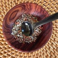 JKC Round Salt-Pepper Bowl & Spoon Set