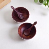 JKC Round Salt-Pepper Bowl & Spoon Set