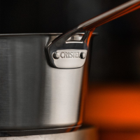Cristel 1826 Stainless Saucepan - Fixed Handle
